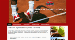 Desktop Screenshot of heidehal.nl